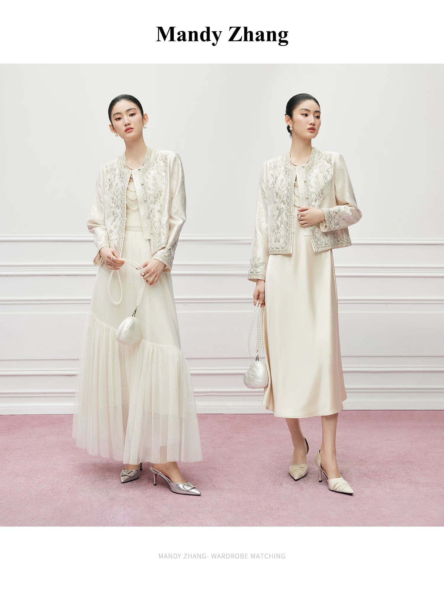 FLOWERS LIKE BROCADE JACKET