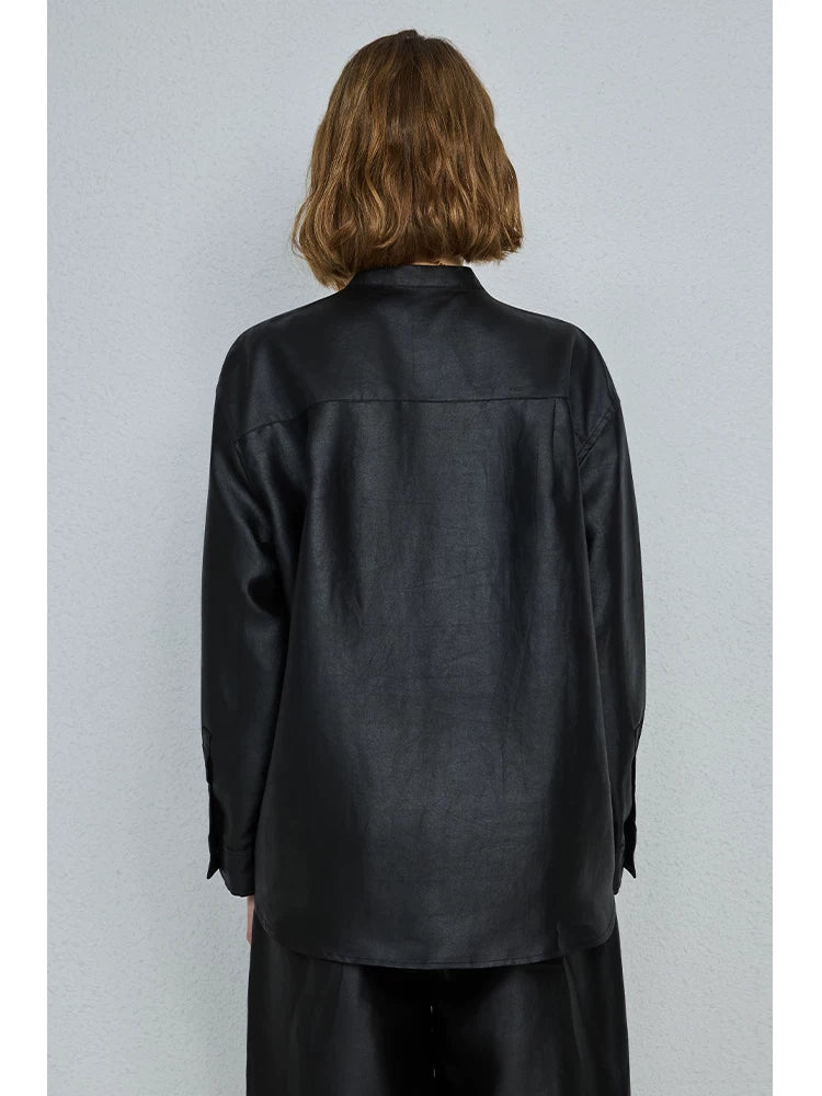 ANCIENT SATIN SHIRT