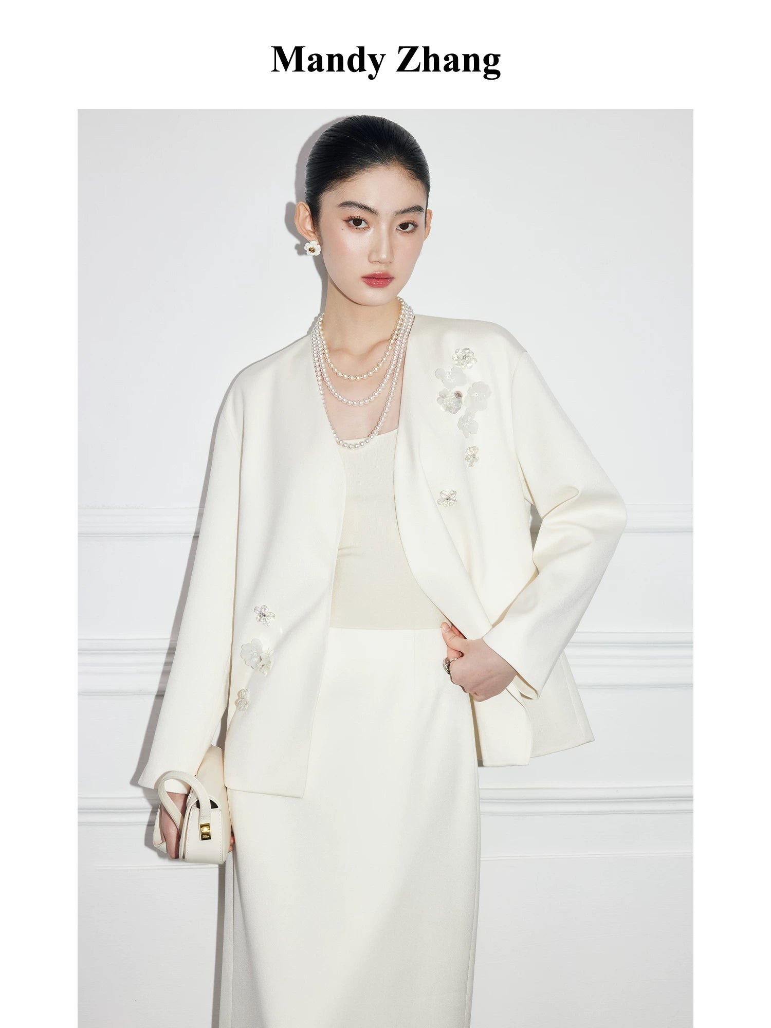PEARLESCENT IVORY SUIT
