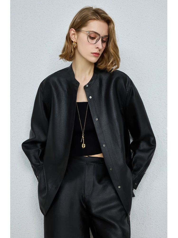 ANCIENT SATIN SHIRT