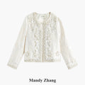 FLOWERS LIKE BROCADE JACKET