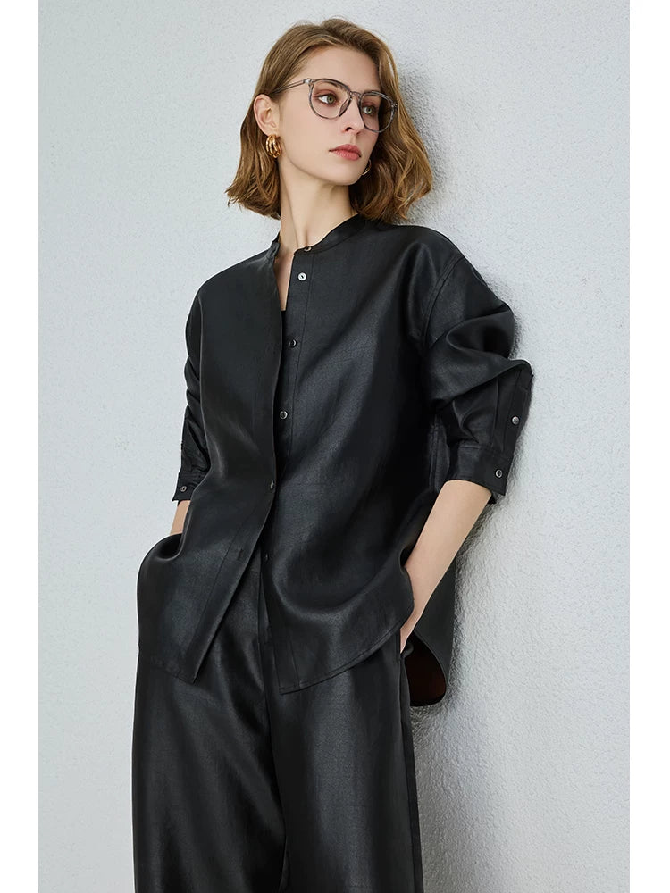 ANCIENT SATIN SHIRT