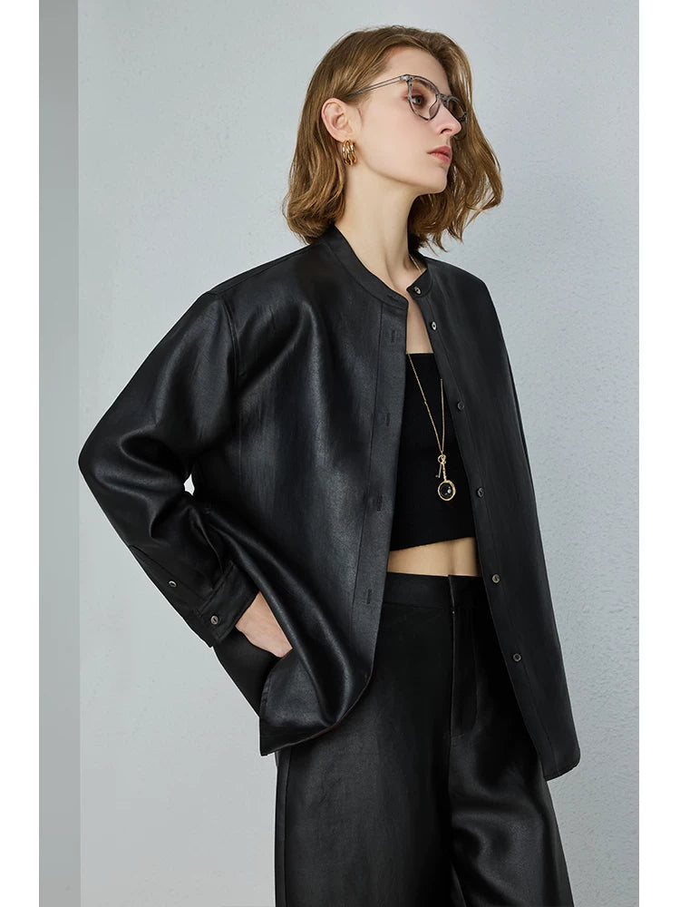 ANCIENT SATIN SHIRT