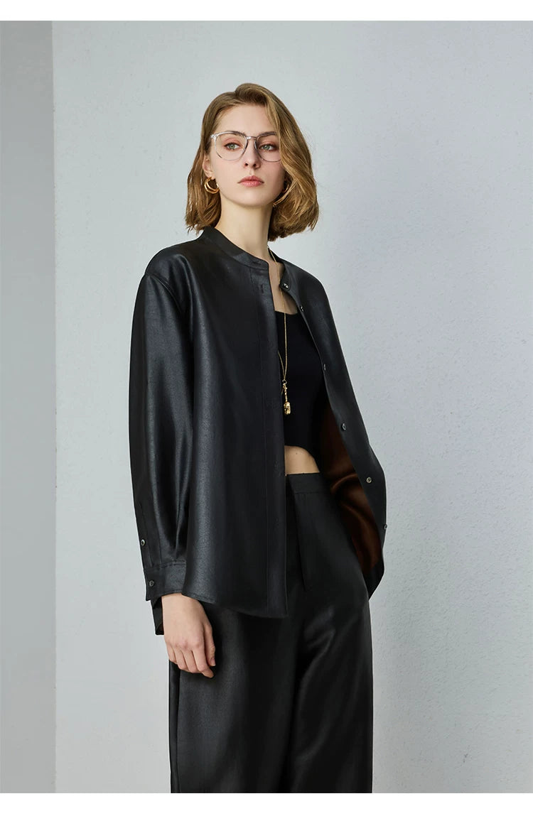 ANCIENT SATIN SHIRT
